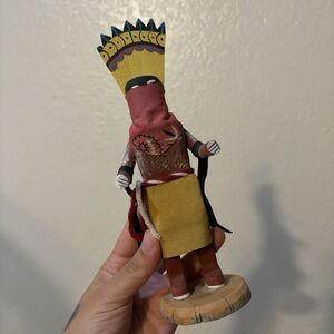 Kachina Doll Apache figure 8"  Native American Doll Handmade